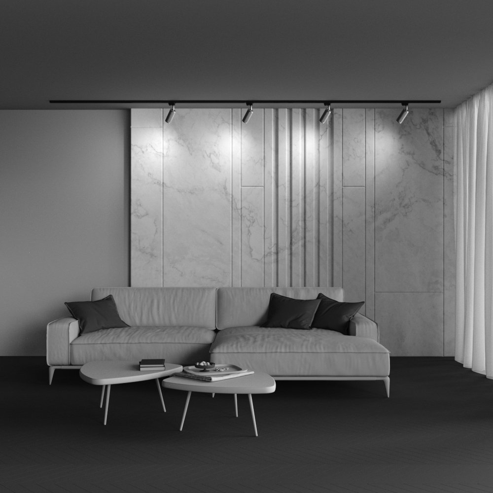 TR011-1-GU10-G Трековый светильник Maytoni Focus Design Unity TR011-1-GU10-G