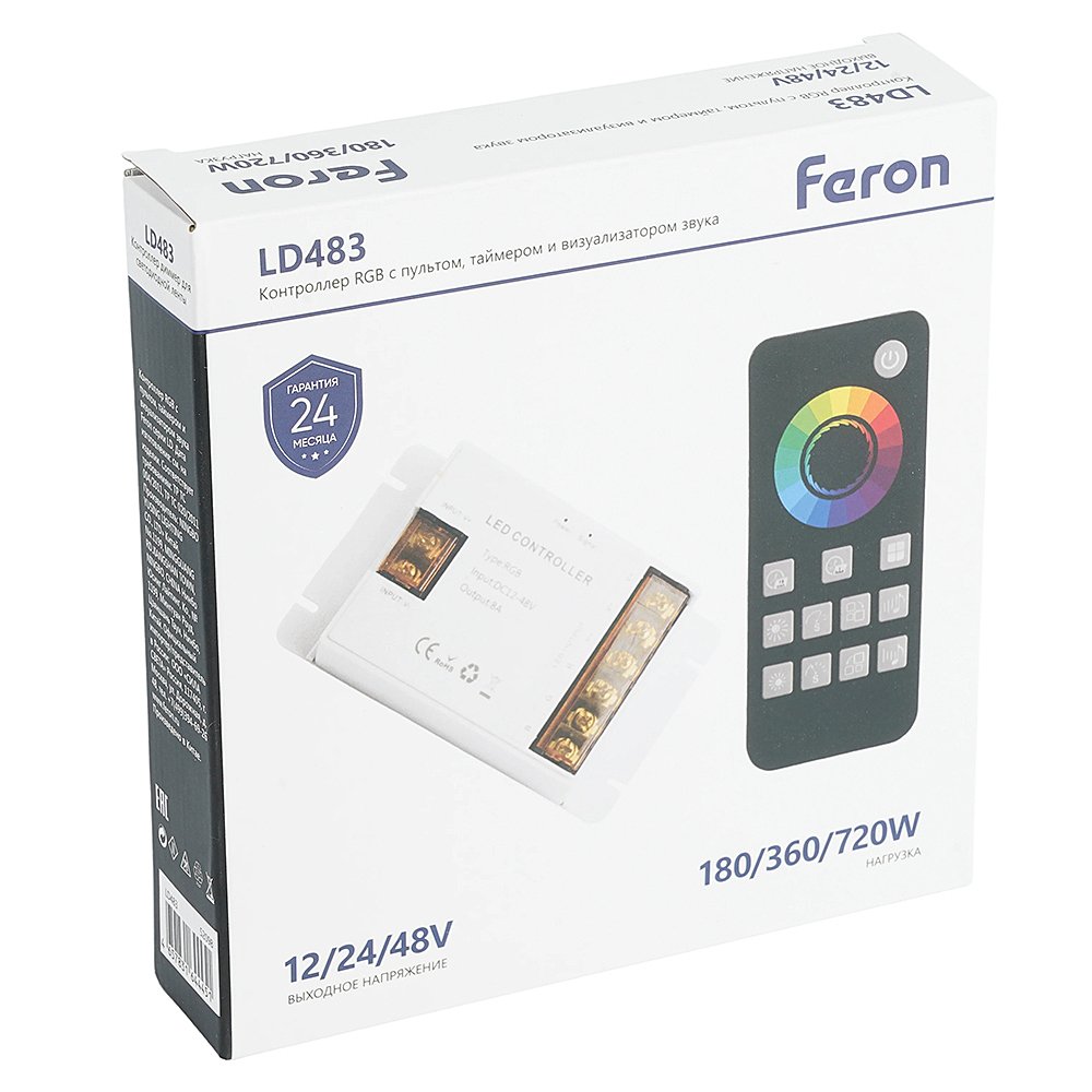 52098 Контроллер RGB с пультом Feron LD483 52098