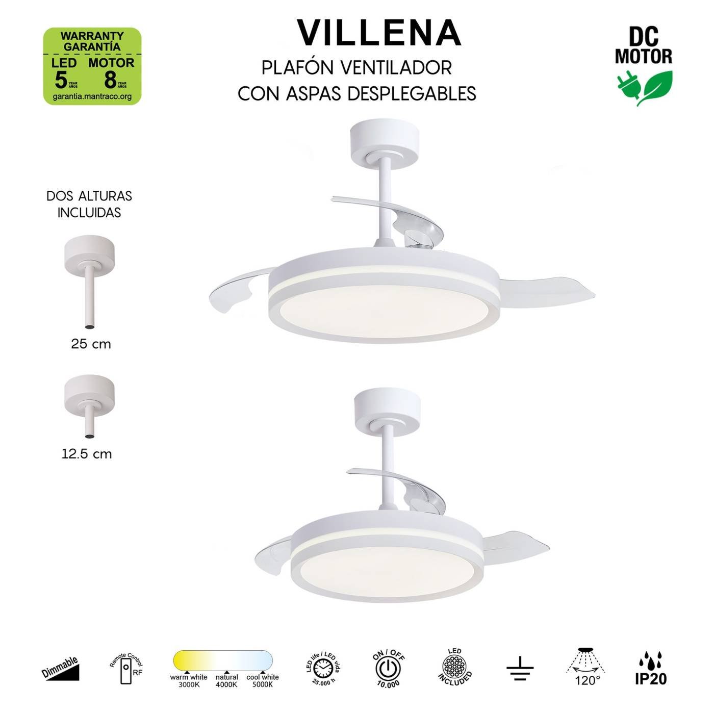 Потолочная люстра VILLENA Mantra 9550