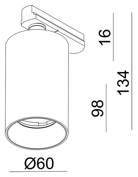 707081 Трековый светильник Deko-Light Can 707081