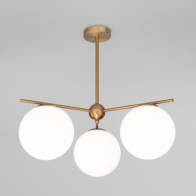 60147/3 латунь Потолочная люстра Eurosvet Marbella 60147/3 латунь
