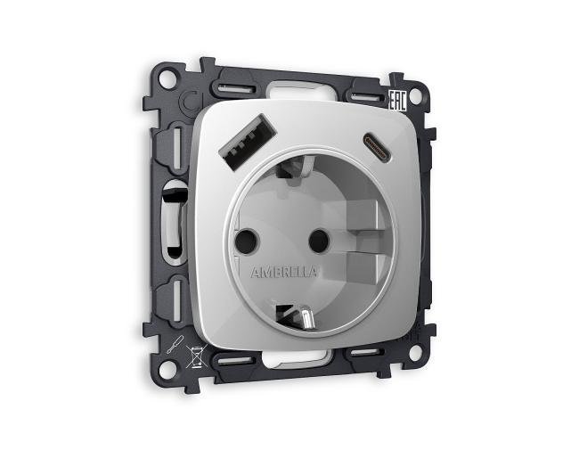 MO410010 Розетка Ambrella Volt OMEGA MO410010