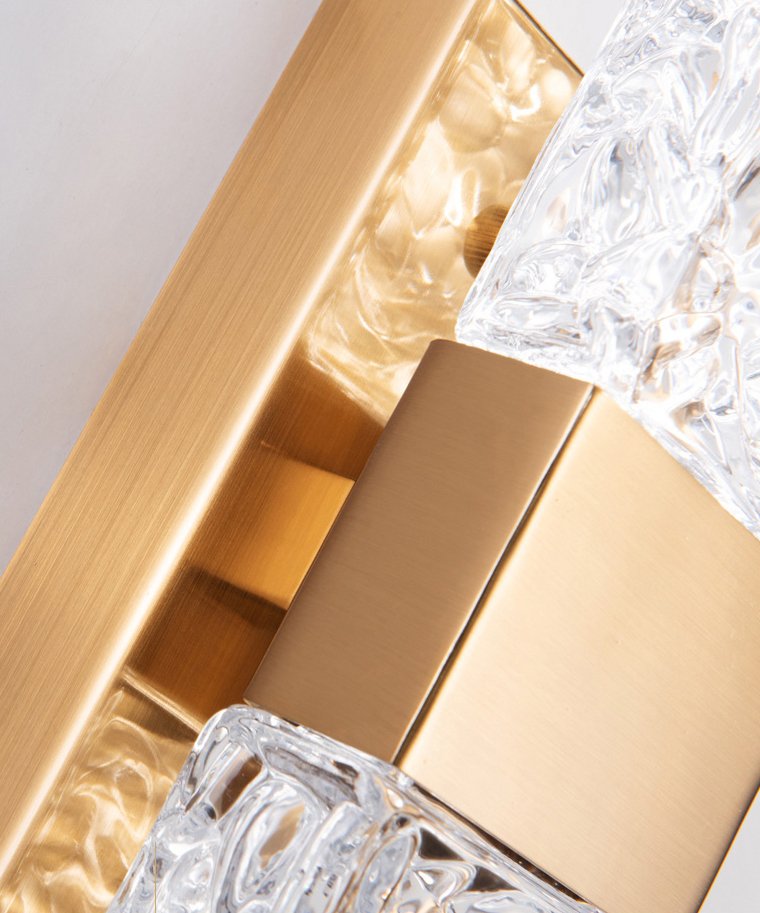 88068W gold/clear Настенное бра Delight Collection Wall lamp 88068W gold/clear