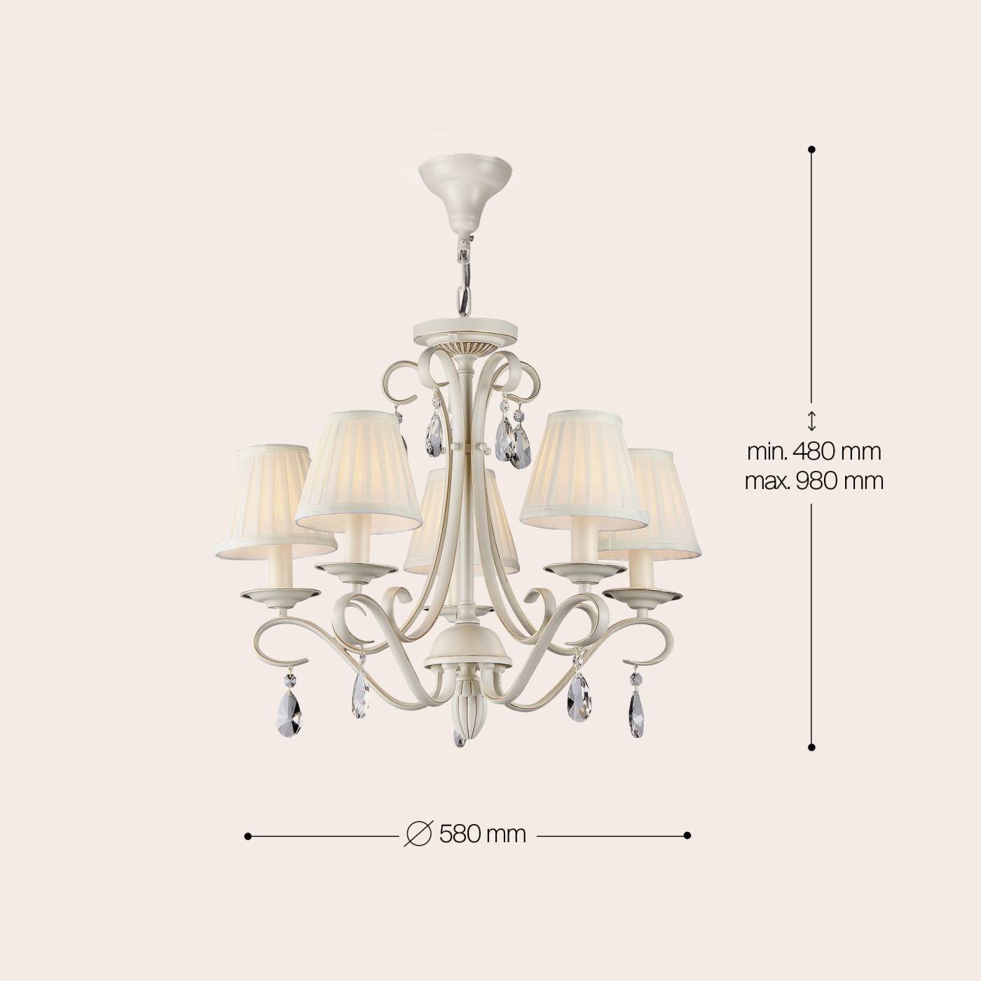 Подвесная люстра Maytoni Brionia ARM172-05-G