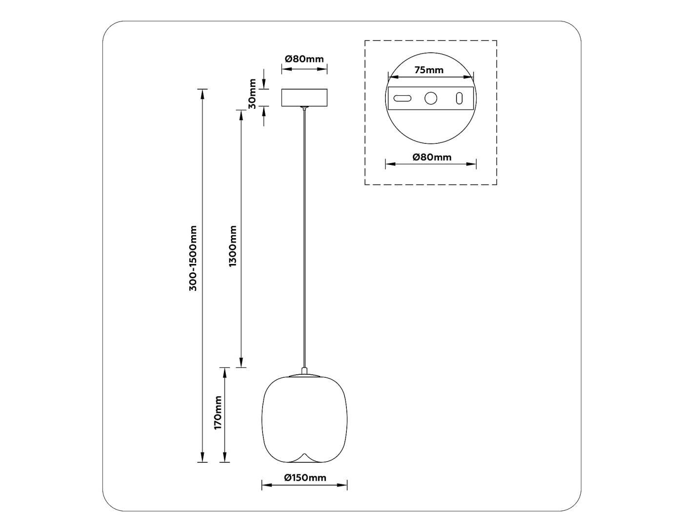 LH11092 Светильник подвесной Ambrella Modern LH11092