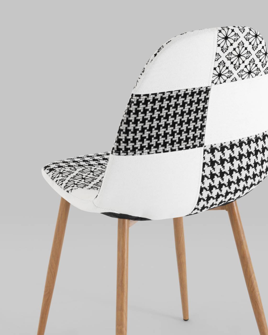 OS-001P-V patchwork bw DUAL Обеденный стул Stool Group OS-001P-V patchwork bw DUAL