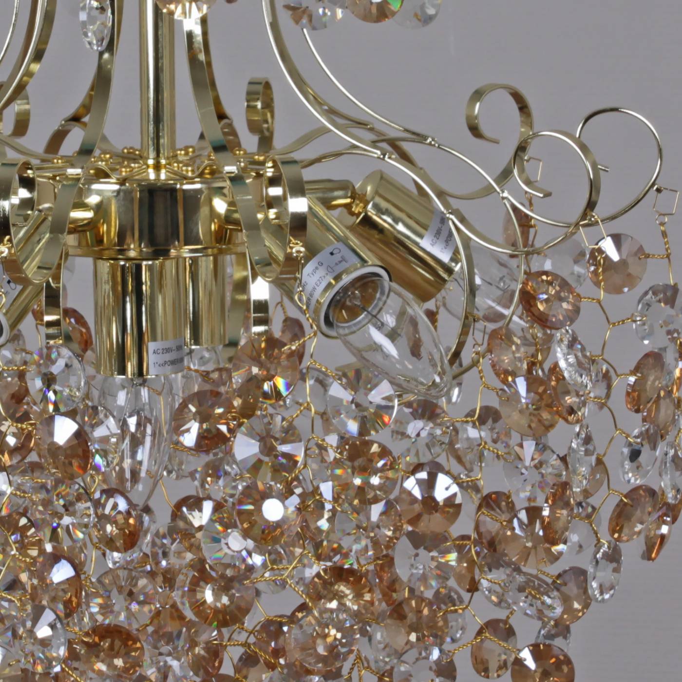 Подвесная люстра Reluce 02382-0.4-8+4 FFG