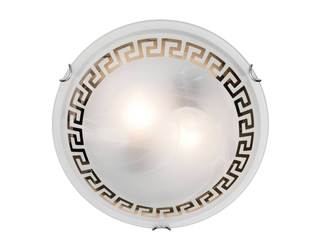 Настенно потолочный светильник Мелодия Света Greece R4001-2W-300 MAT WT+GD 000040381