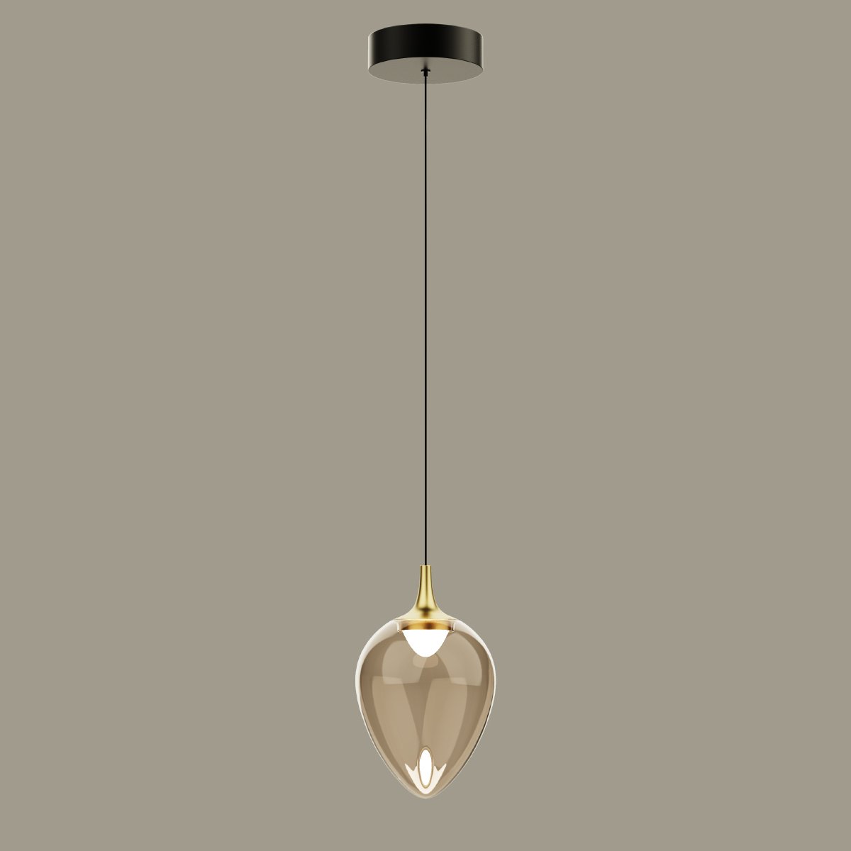 Светильник подвесной Delight Collection MD24001012 MD24001012-1A brass/champagne