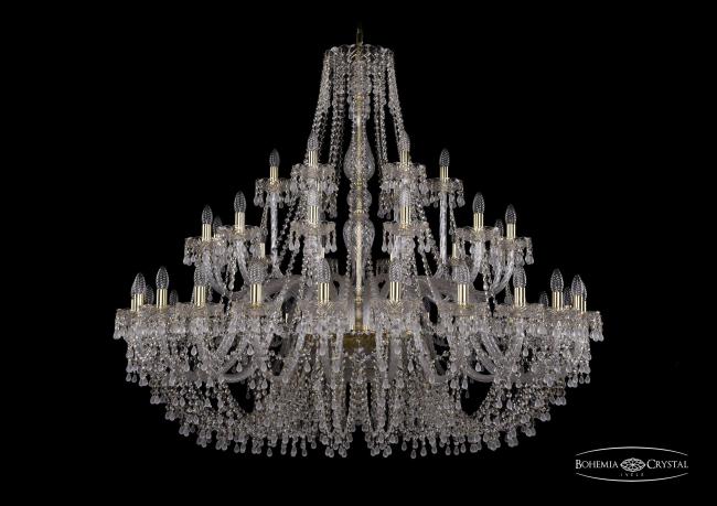 1410/24+12+6/530 G V0300 Подвесная хрустальная люстра 1410 Bohemia 1410/24+12+6/530 G V0300