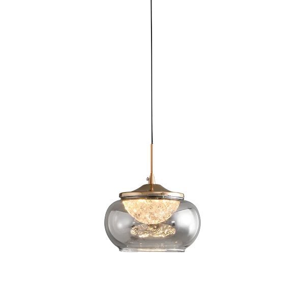 MT9128-1H gold/smoke Светильник подвесной Delight Collection MT9128 MT9128-1H gold/smoke