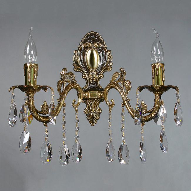 2118/2 PB Tear Drop Настенное бра Ambiente Granada 2118/2 PB Tear drop