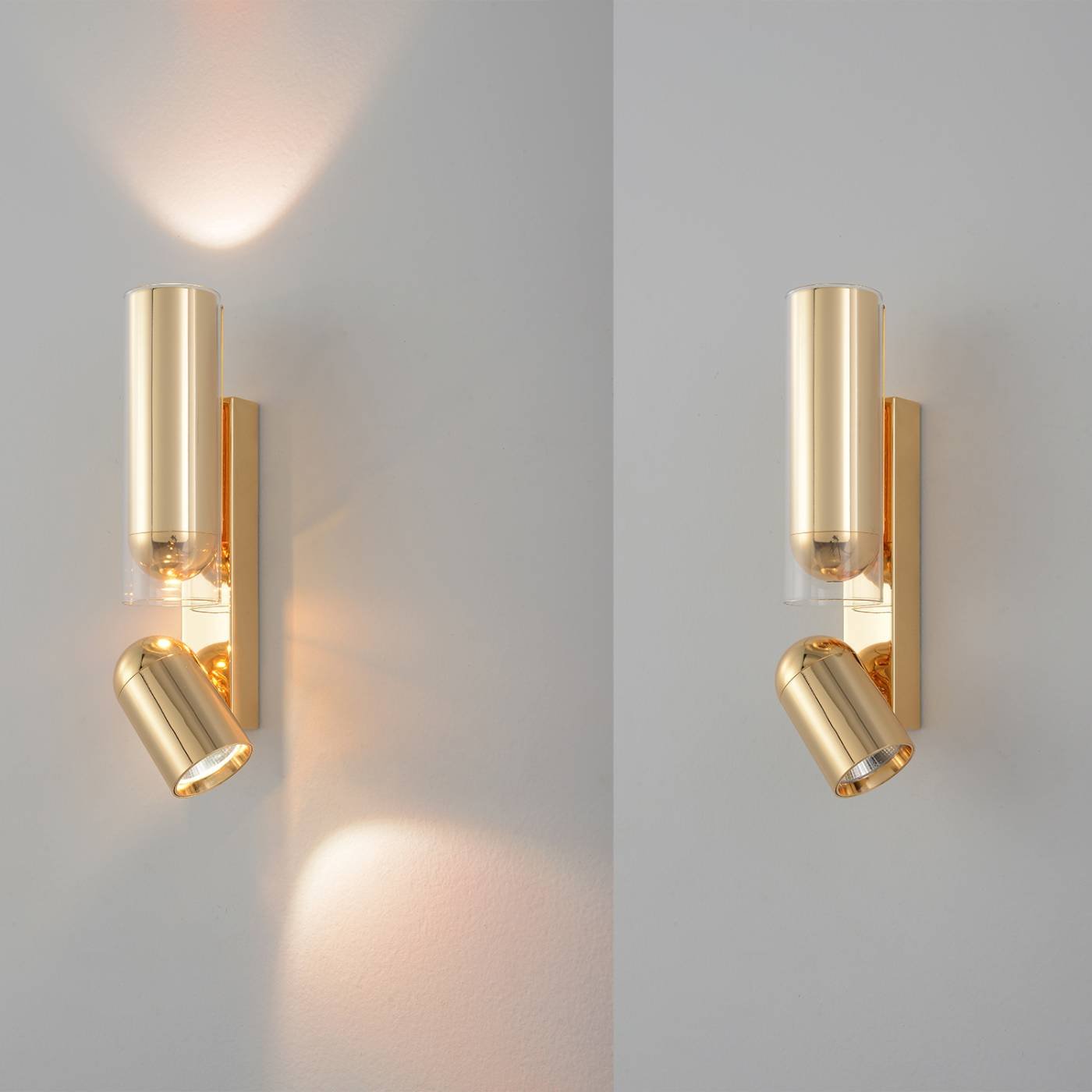 VENTO AP15W LED GOLD Настенный светильник Crystal Lux Vento VENTO AP15W LED GOLD