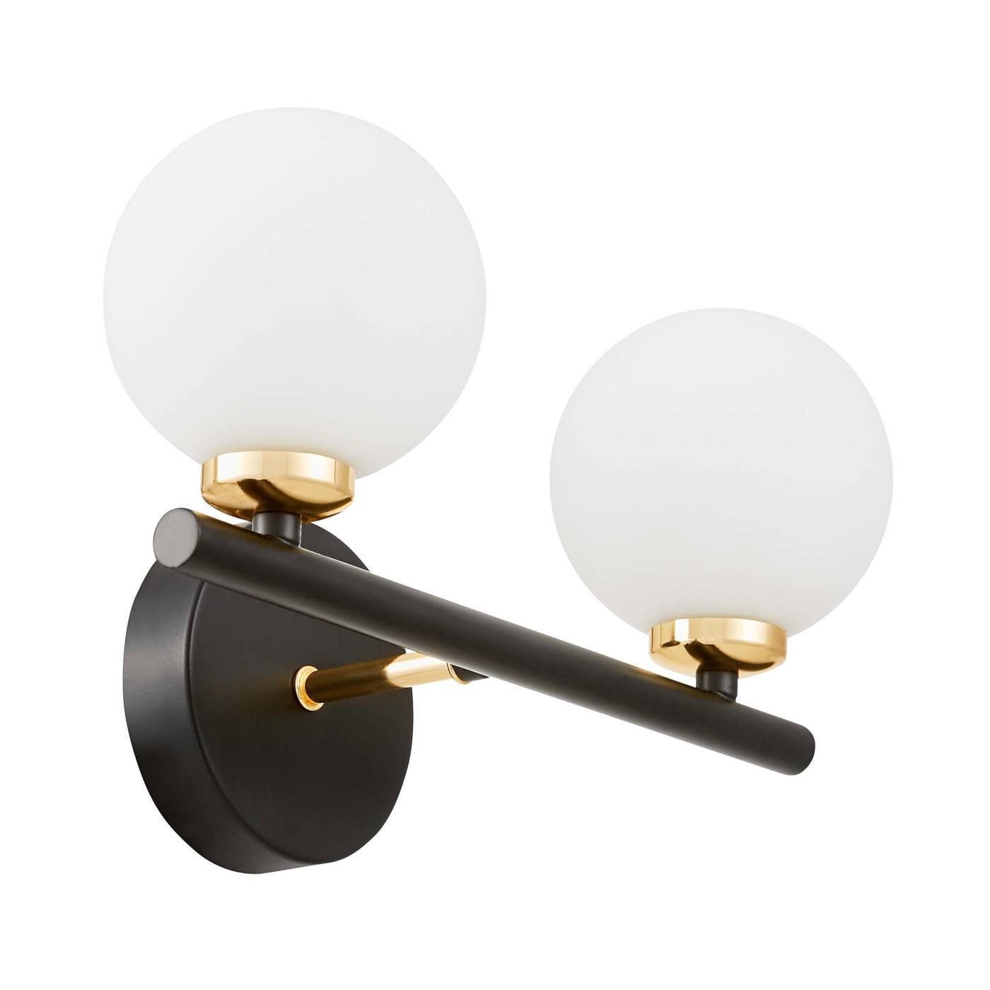 Настенное бра Lumina Deco Marsiada LDW 6033-2 BK+F.GD