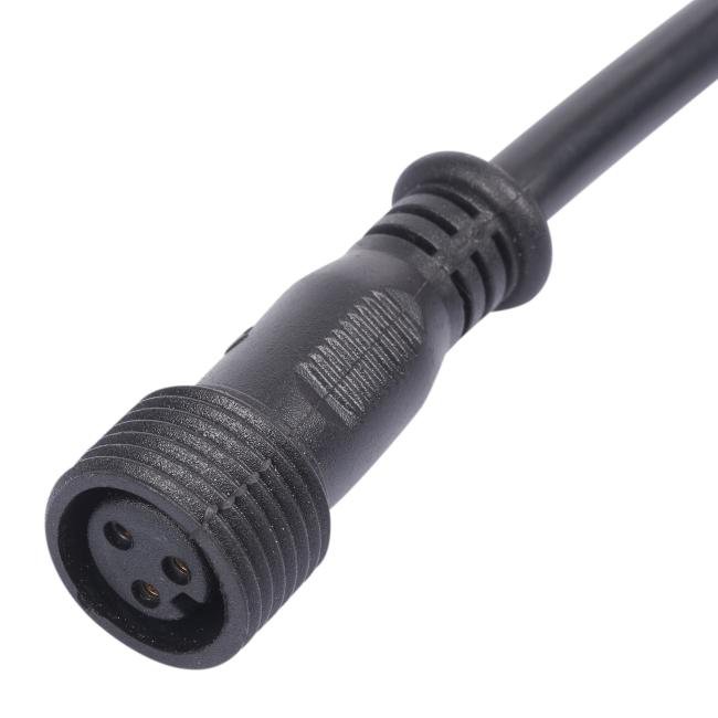 UCX-LL2/L52-10M 220V BLACK Провод 25 см для подключения в линию прожекторов линейных 220V серии L52, L53 Uniel L52 линейные wallwasher UCX-LL2/L52-10M 220V BLACK