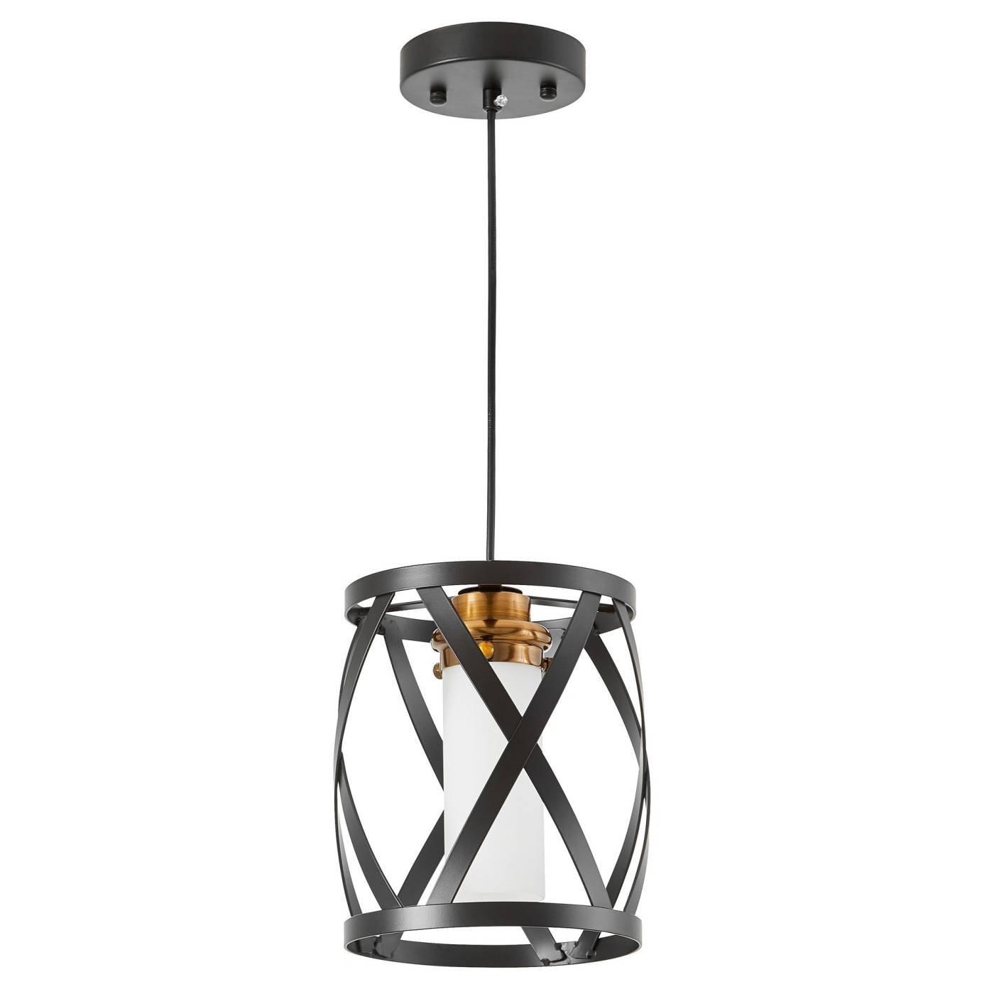 Светильник подвесной Lumina Deco Astila LDP 1242-1 BK+MD