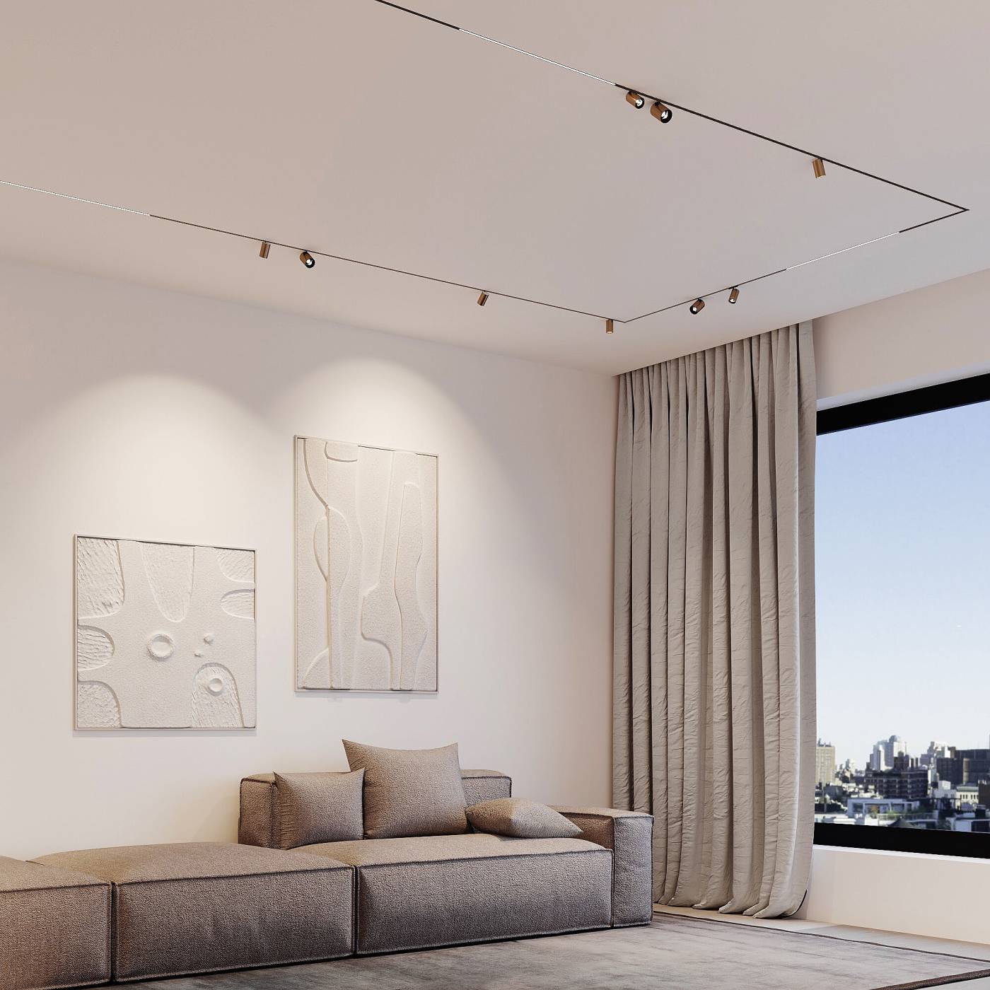 Трековый светильник Elektrostandard Mini Magnetic Mini Magnetic Трековый светильник 9W 3000K (латунь/черный) 85204/01