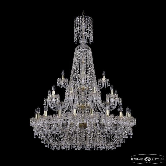 1410/20+10+5/400/XL-158/3d G V0300 Подвесная хрустальная люстра 1410 Bohemia 1410/20+10+5/400/XL-158/3d G V0300