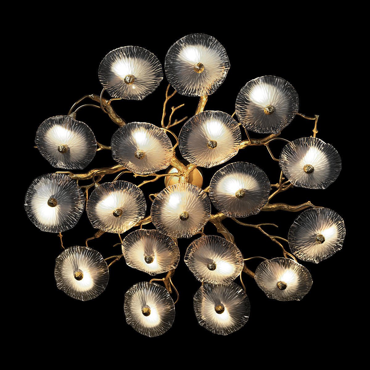 10352/1000C AB Потолочная люстра Loft It Bloom 10352/1000C AB