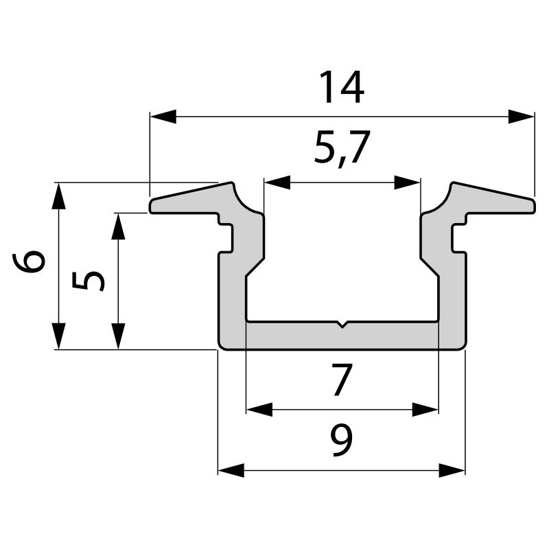 T-Профиль Deko-Light ET-01-05 975083