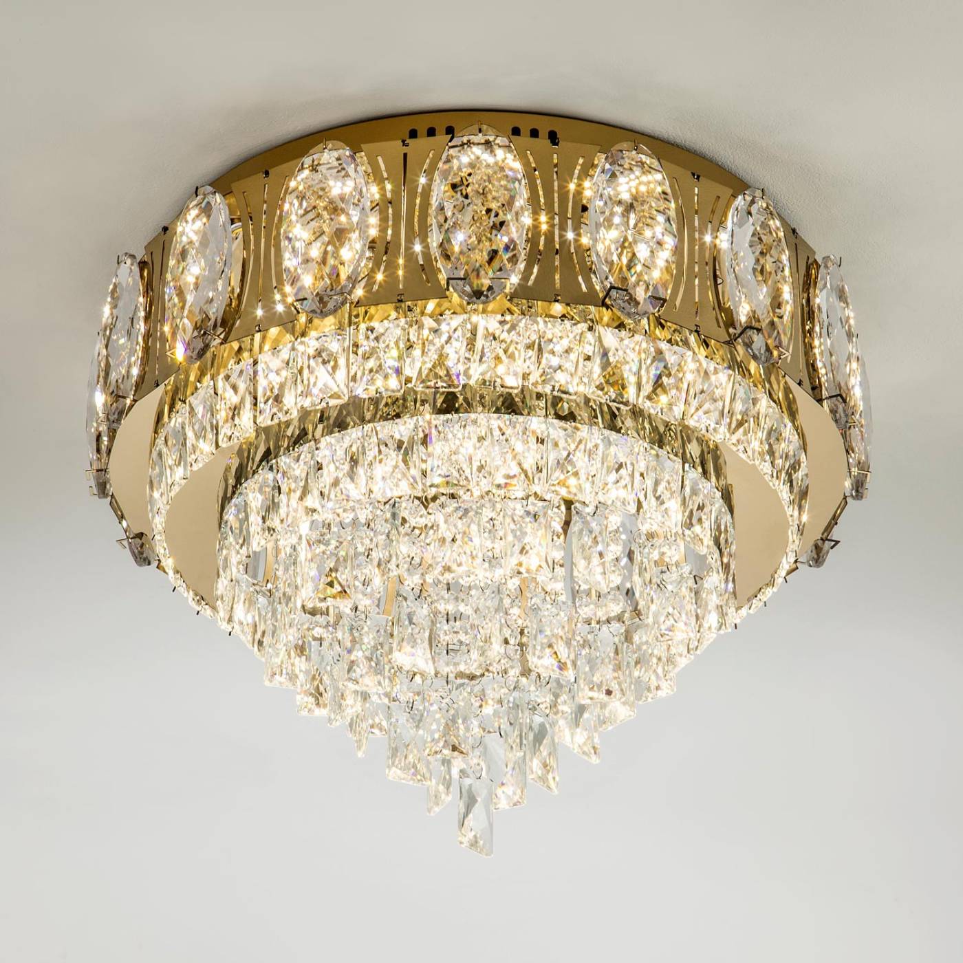 L9438-500 GD с УД Потолочная люстра L LED4U L9438-500 GD с УД