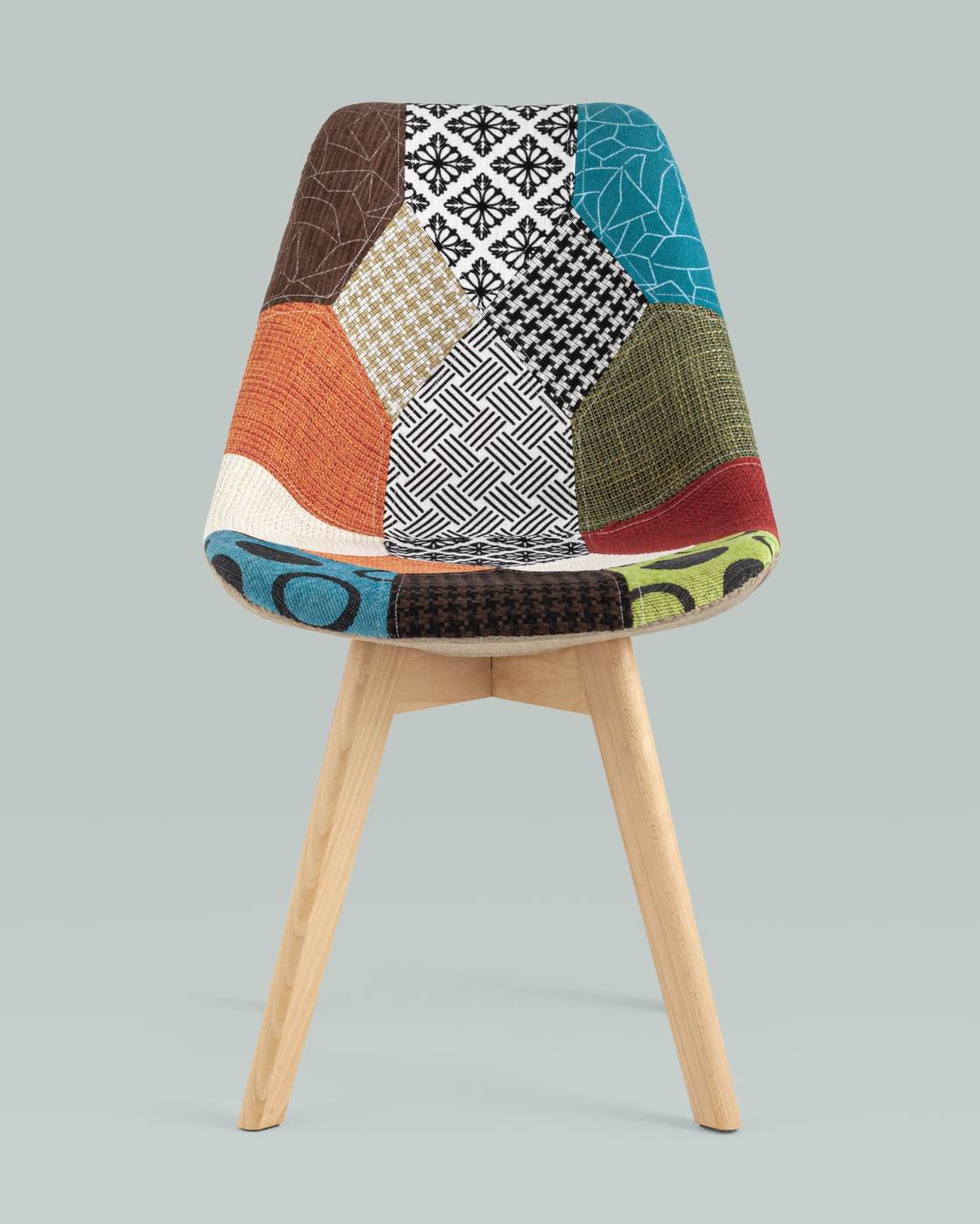 Комплект стульев Stool Group Frankfurt Y863 patchwork X4