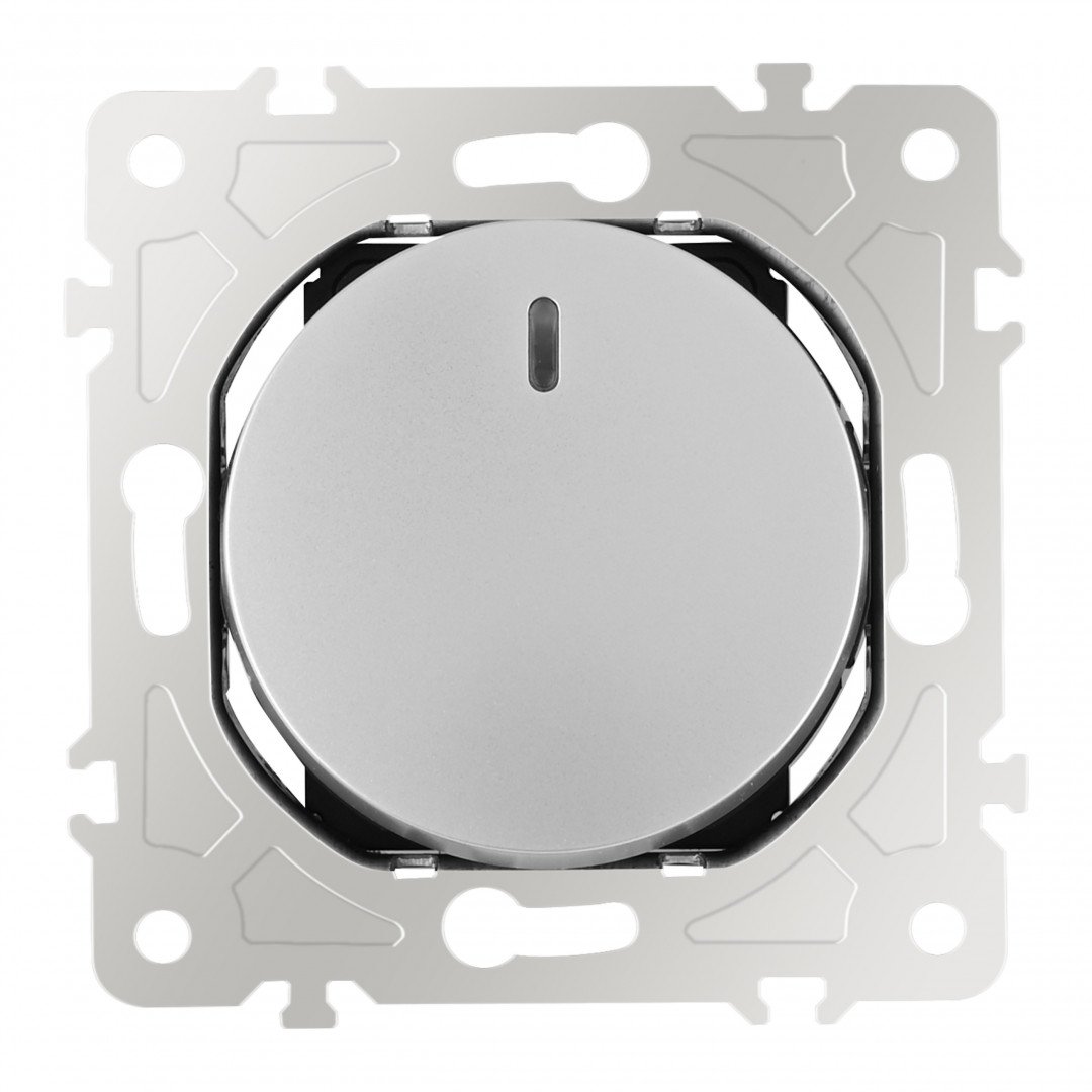 Выключатель Arte Milano Am-202 202.31-1.silver