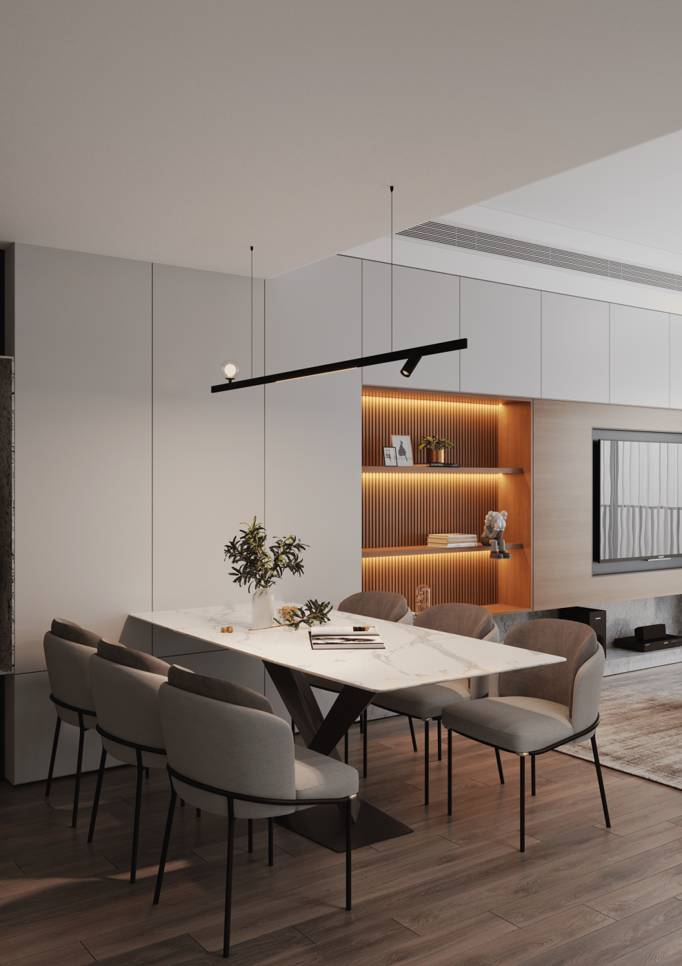 Шинопровод Crystal Lux Ux5 CLT 0.126 01 L2000 BL