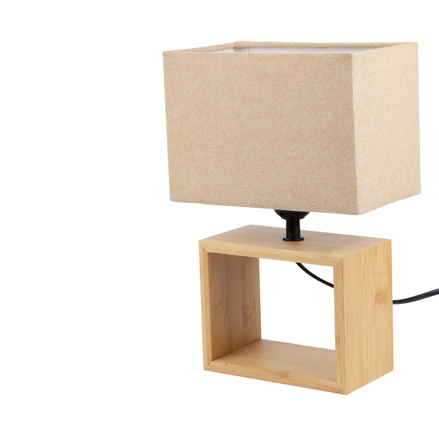 Настольная лампа Uniel UML-B401 E27 LIGHT GREY/WOOD