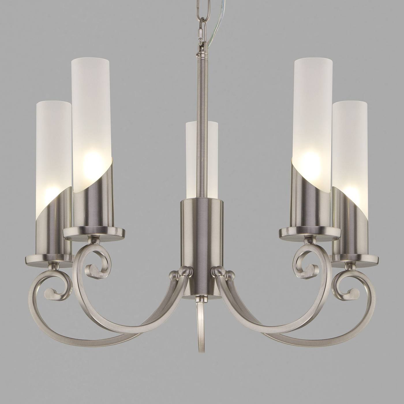 Подвесная люстра Eurosvet Banci 60117/5 никель Smart