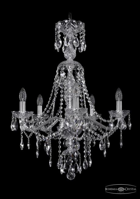 1415/5/200/XL-76 Ni Подвесная хрустальная люстра 1415 Bohemia 1415/5/200/XL-76 Ni