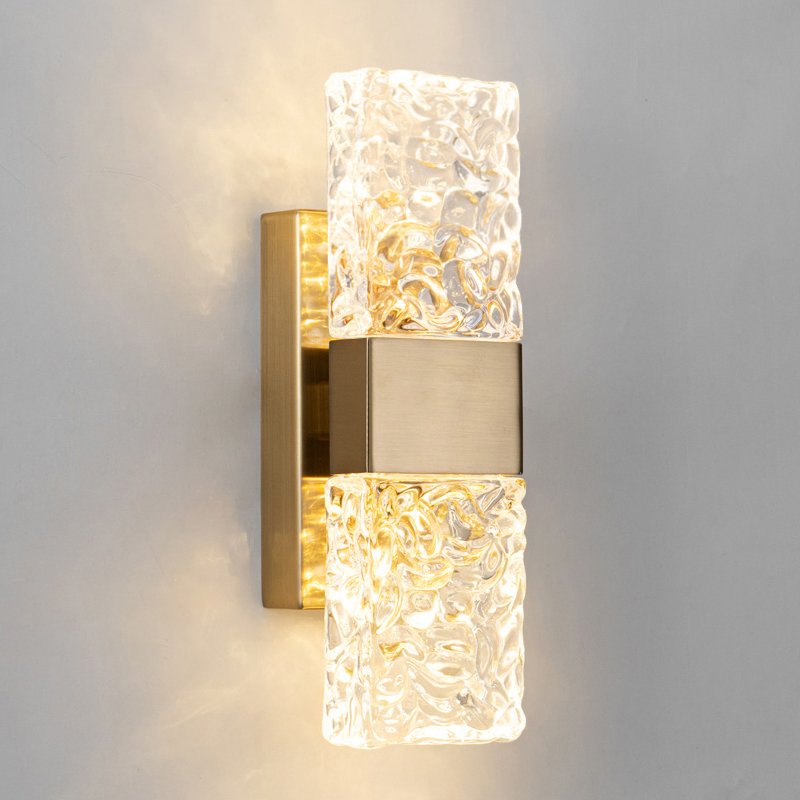 88068W gold/clear Настенное бра Delight Collection Wall lamp 88068W gold/clear