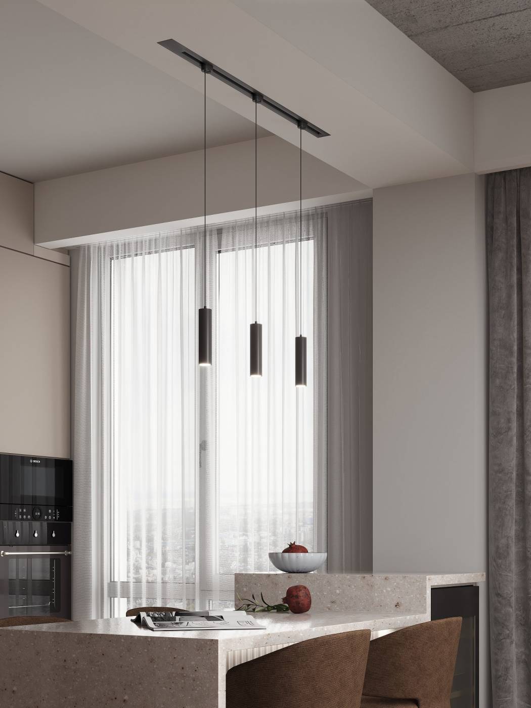 HSBL_kompl_S012_VI1B3K Трековая система Skylite №12 Hesby Lighting HSBL_kompl_S012_VI1B3K