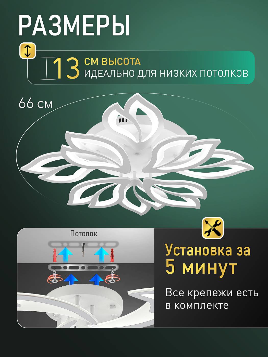 Потолочная люстра Natali Kovaltseva Sand Ii LED LAMPS 85003