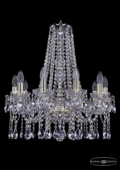 1413/10/200/h-60 G Подвесная хрустальная люстра 1413 Bohemia 1413/10/200/h-60 G