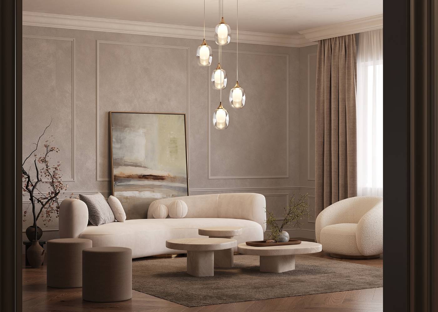 Светильник подвесной Maytoni Aura MOD016PL-05BS