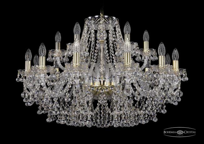 Подвесная хрустальная люстра 1409 Bohemia 1409/12+6/300 G