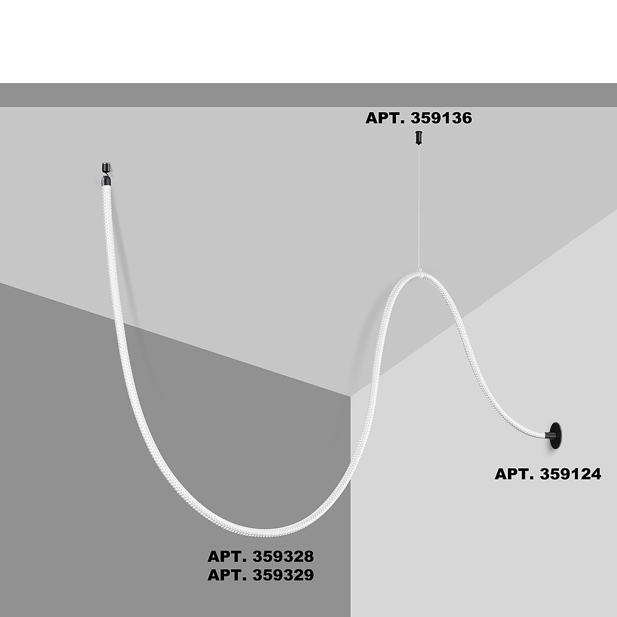 359328 Светодиодный шнур Novotech Ramo 359328