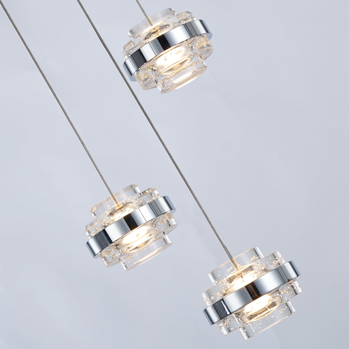 MD22030002-3A chrome/clear Светильник подвесной Delight Collection Indiana MD22030002-3A chrome/clear
