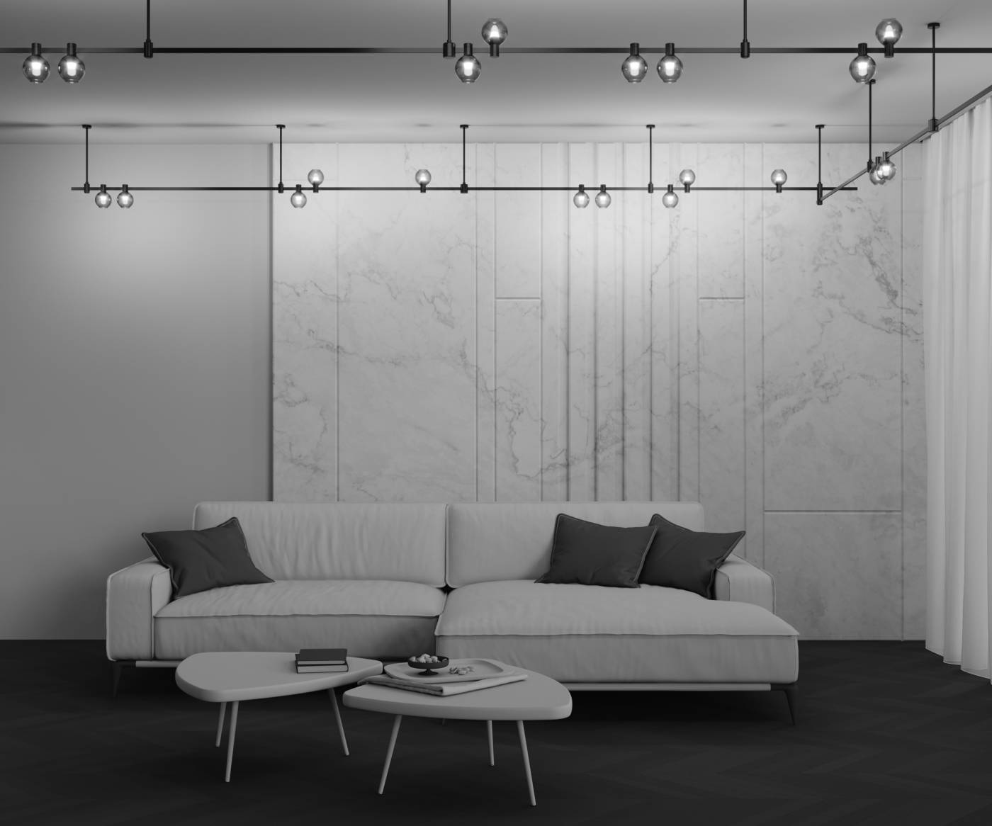 TR148-1-3W3K-B Трековый светильник Maytoni Bubble TR148-1-3W3K-B