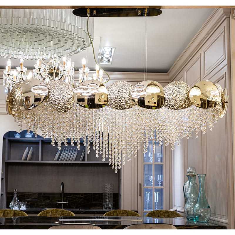L38514.92 Подвесная хрустальная люстра Mastery L'Arte Luce Luxury L38514.92
