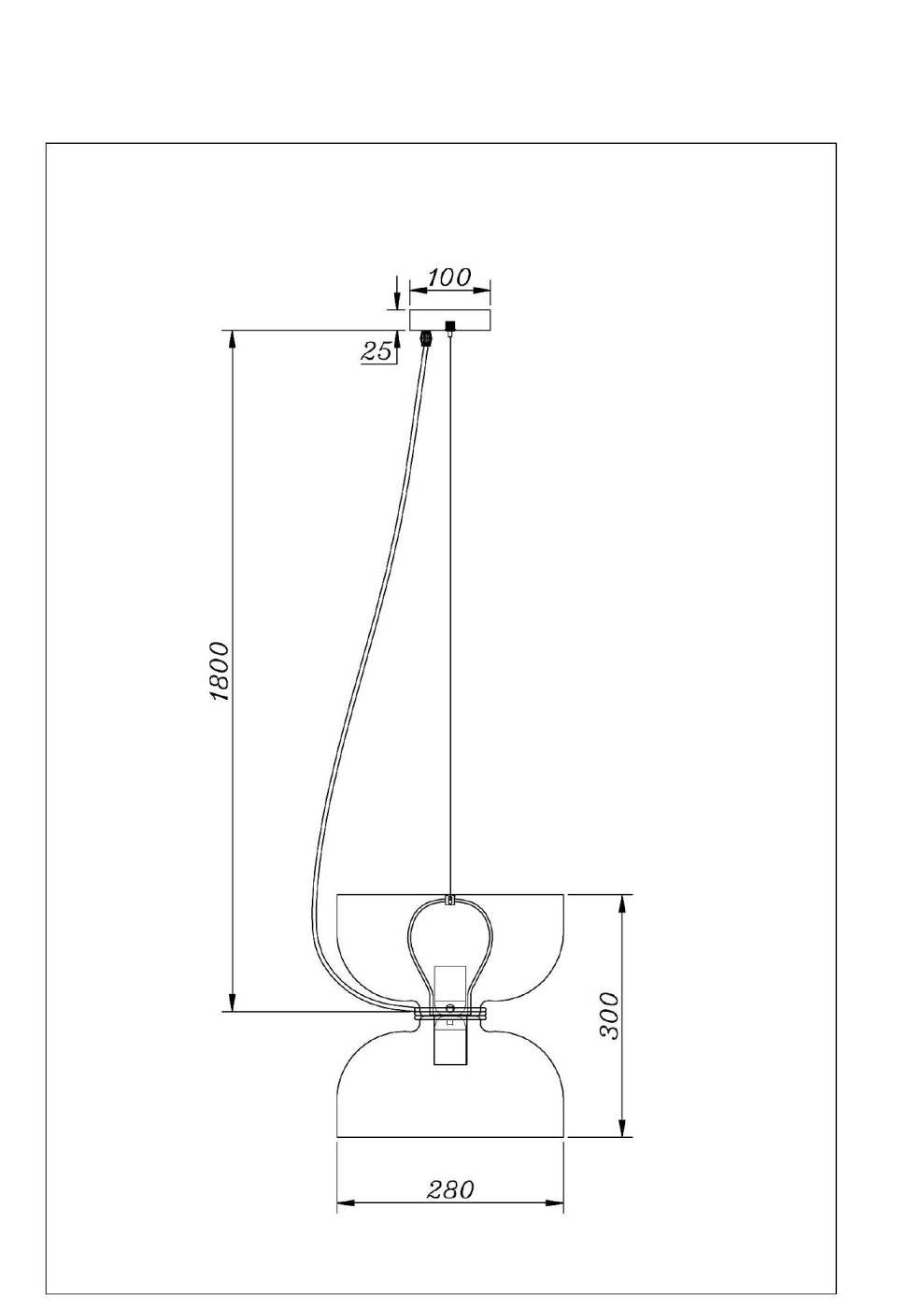 Светильник подвесной Divinare Paola 5863/33 SP-1