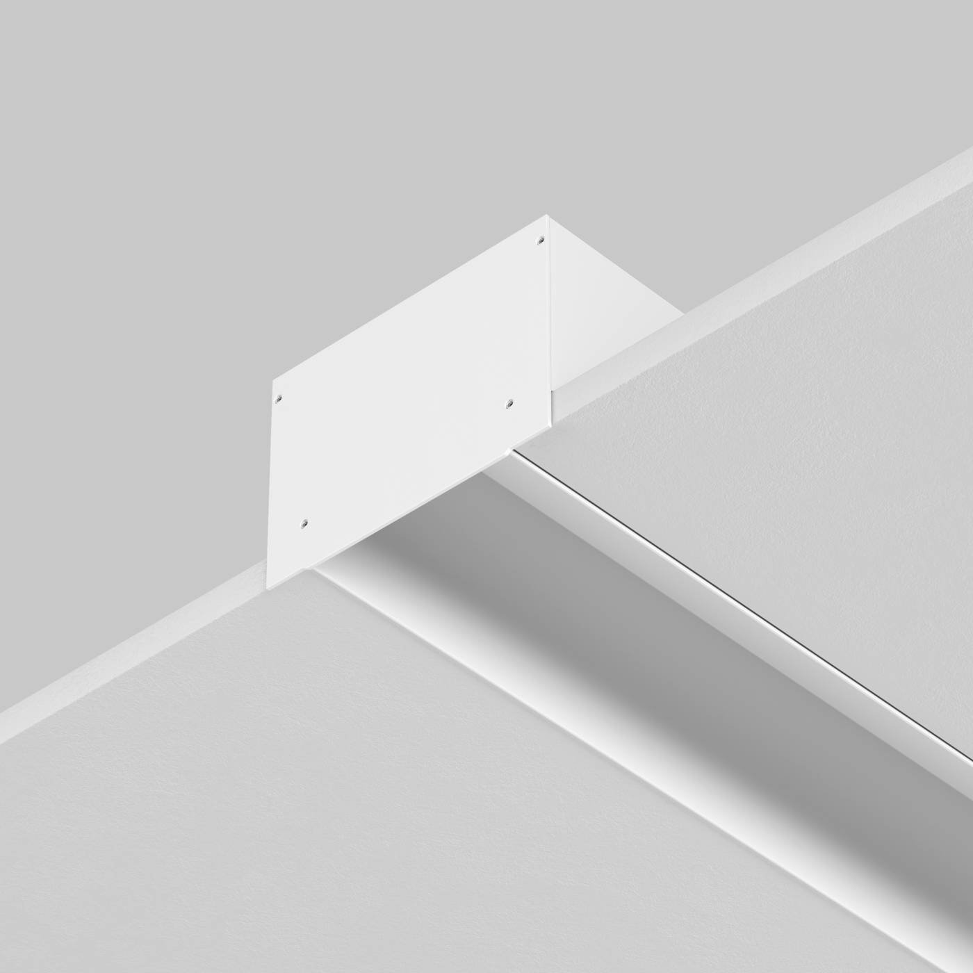 ALM013EC-PL-W Заглушка декоративная белая - 2шт.+ 8 саморезов для профиля Maytoni ALM013EC-PL-W