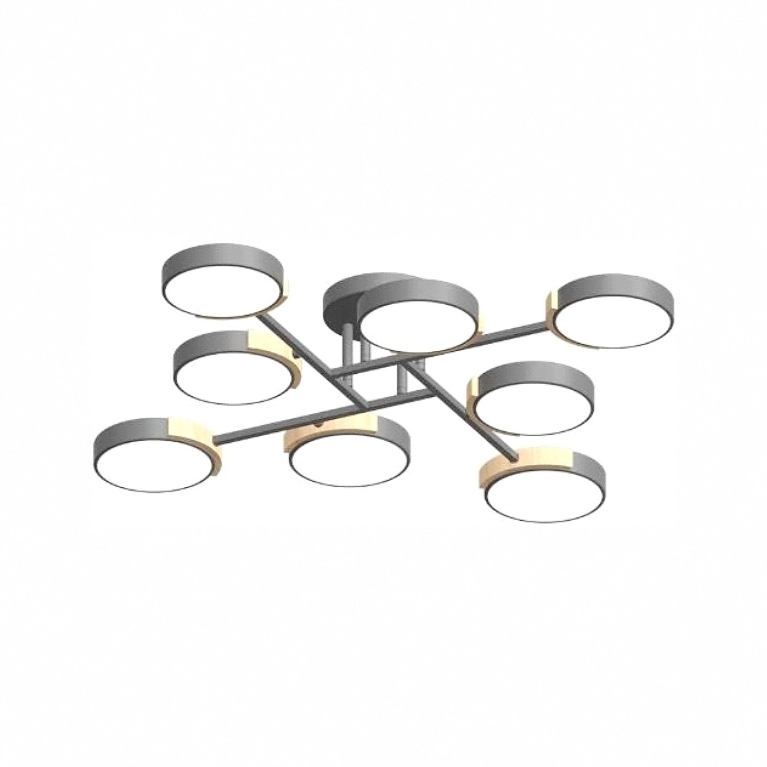 L3212-840 GR Потолочная люстра L LED4U L3212-840 GR