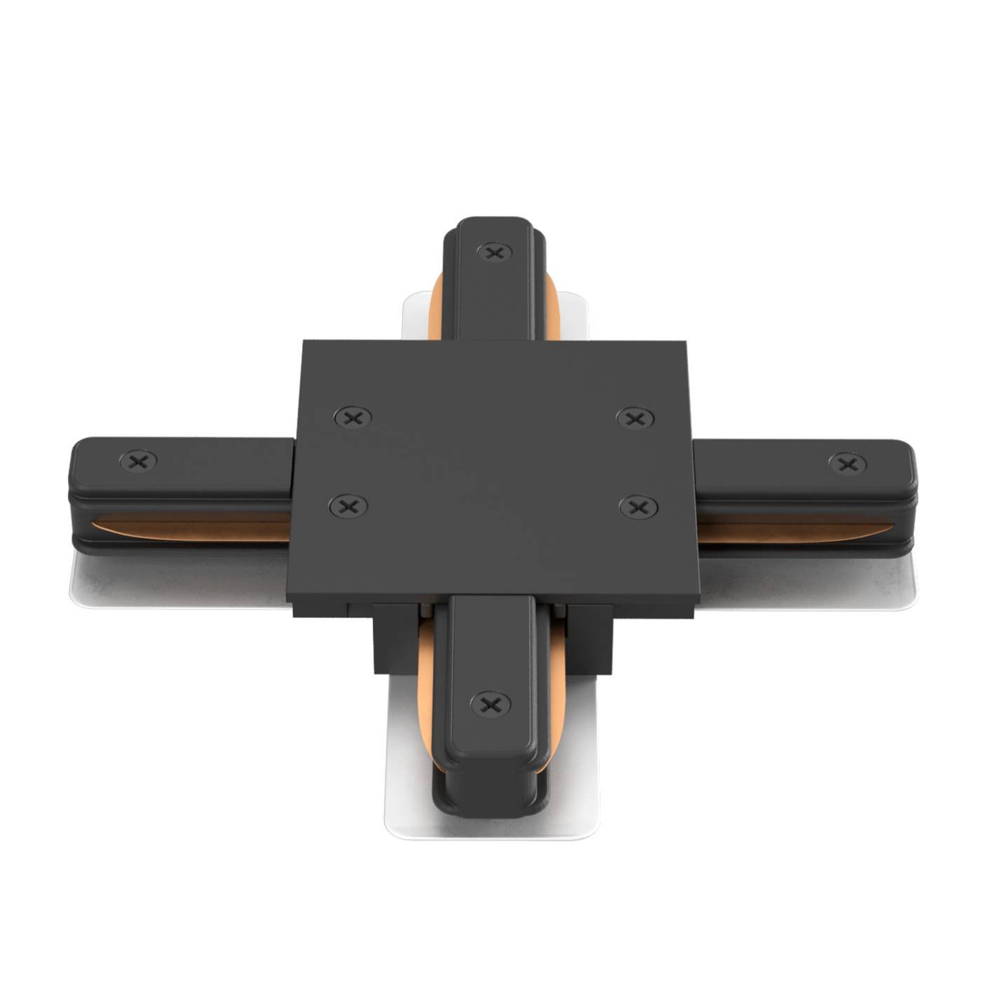 Соединитель X-образный (однофазный) для встраиваемого шинопровода Crystal Lux Clt 0.2211 CLT 0.2211 04 BL