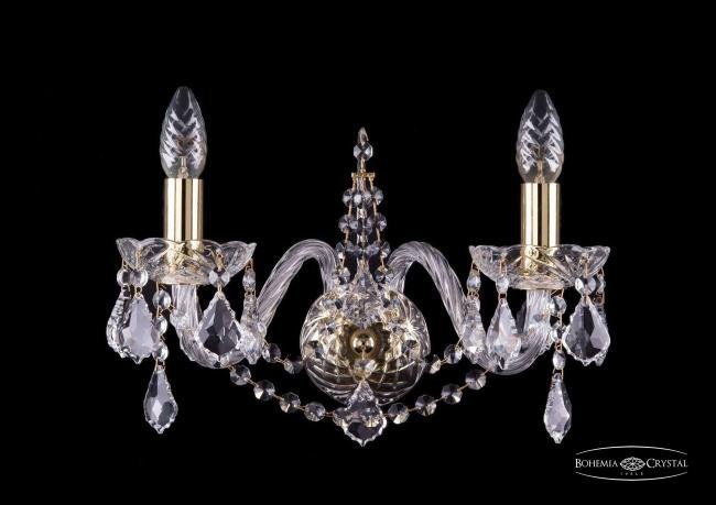 1411B/2/160 G Leafs Настенное бра Bohemia 1411 1411B/2/160/G/Leafs