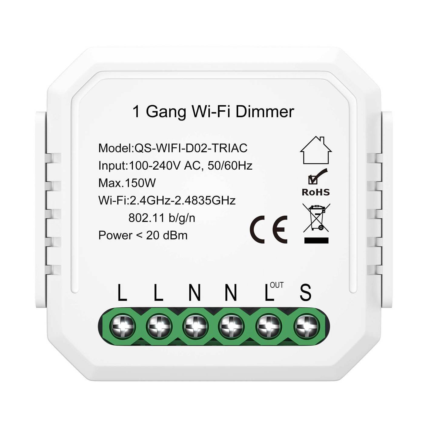 ST9000.500.01CDIM WIFI диммируемое реле 1 канал ST Luce Around ST9000.500.01CDIM