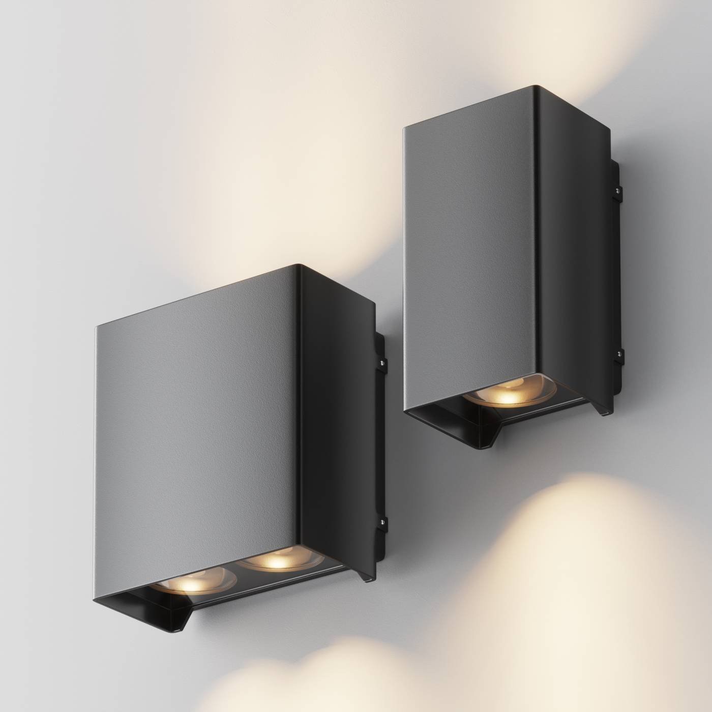 O570WL-L20B3K Уличный настенный светильник Maytoni Shell O570WL-L20B3K