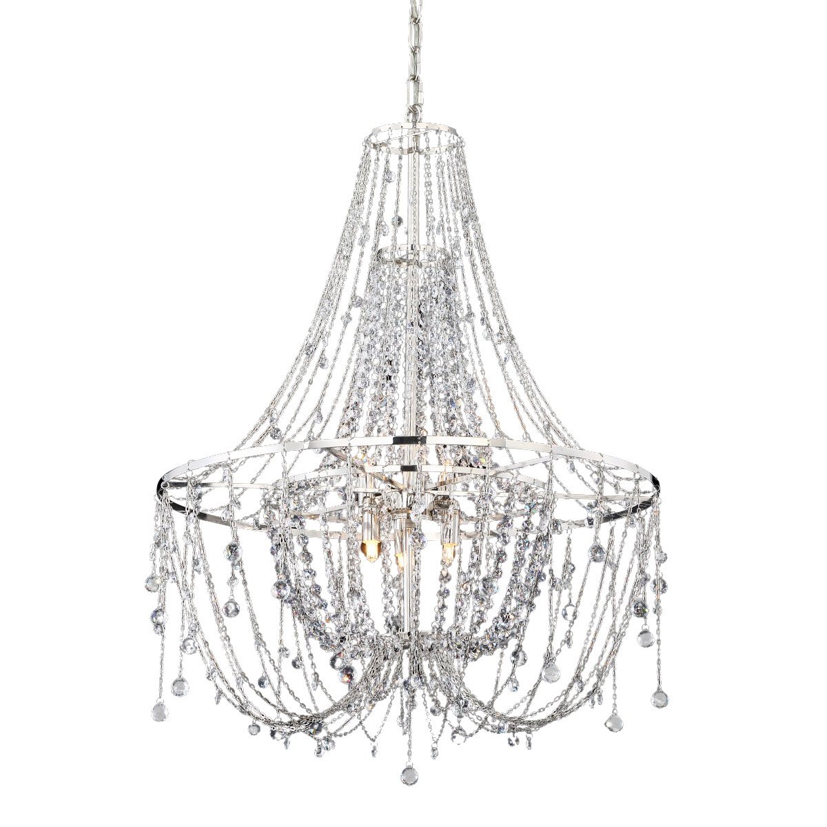 P168288M chrome Подвесная люстра Delight Collection P168288 P168288M chrome