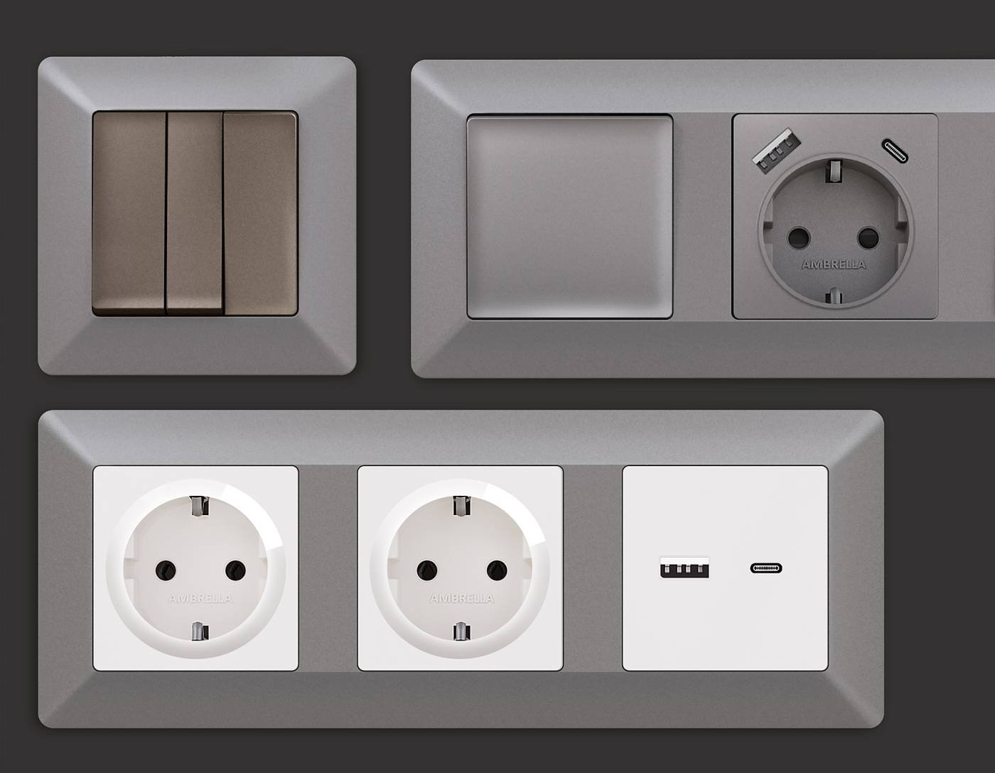 AF110503 Рамка Ambrella Volt Line AF110503